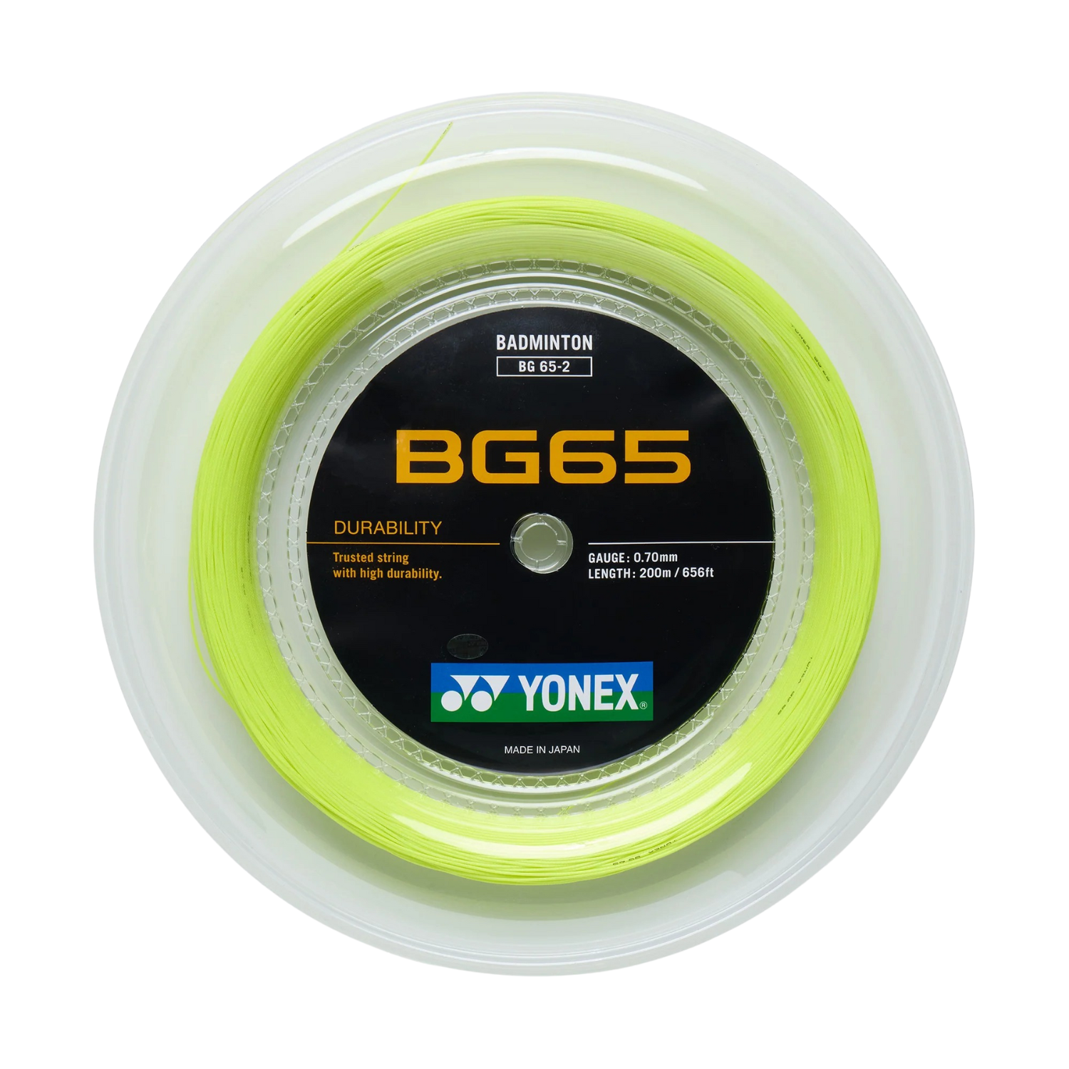 Yonex BG65 Badminton String (200m Reel)