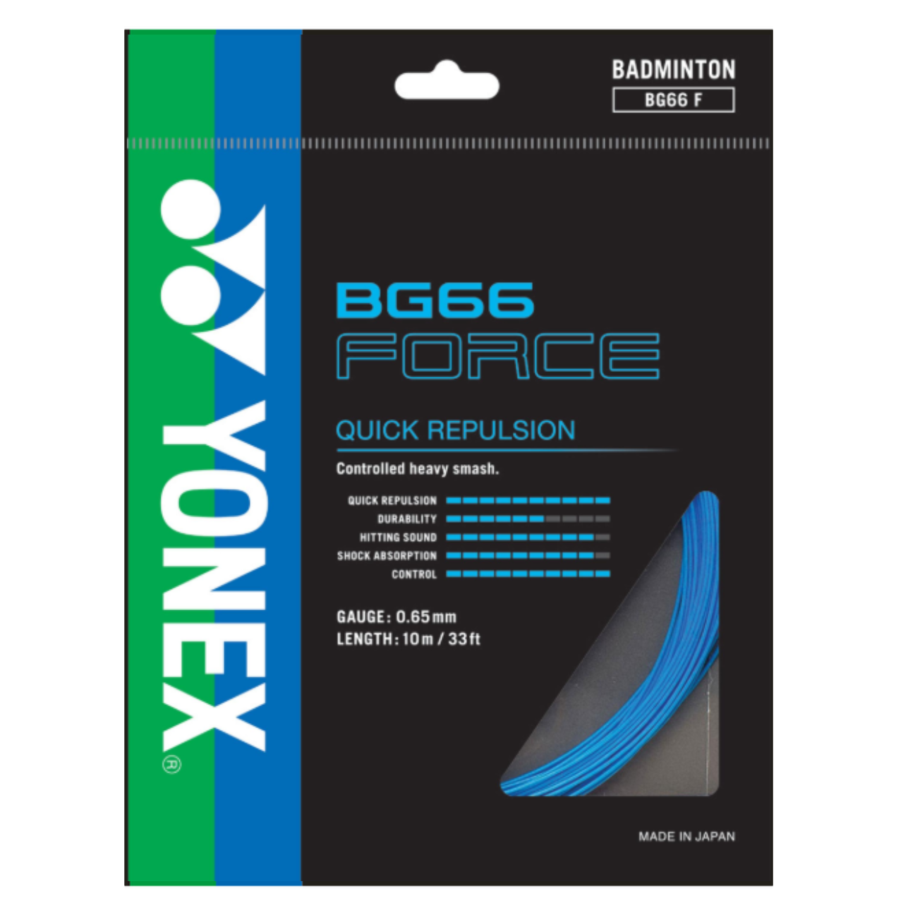 Yonex BG66 FORCE Badminton String (Single Pack)