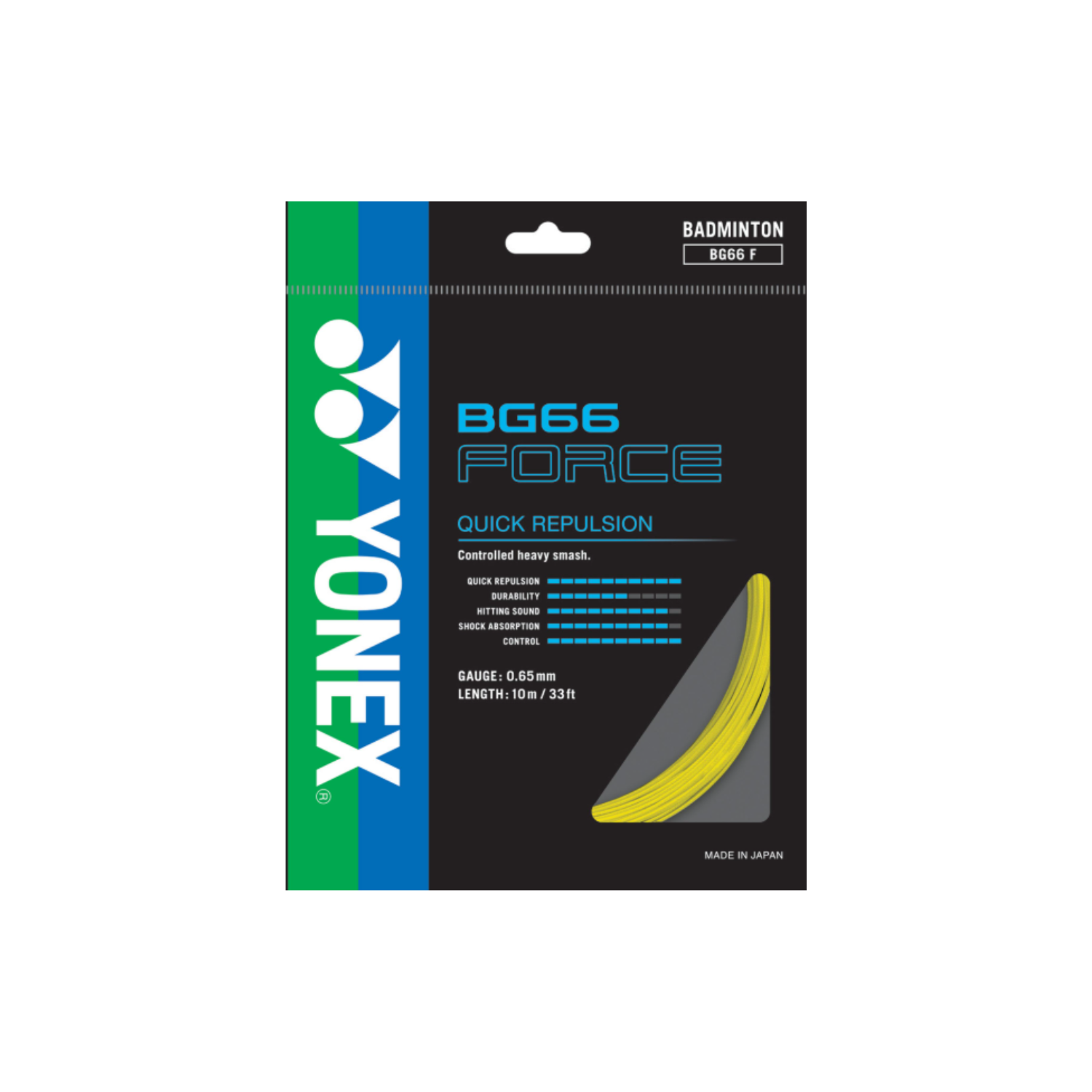 Yonex BG66 FORCE Badminton String (Single Pack)