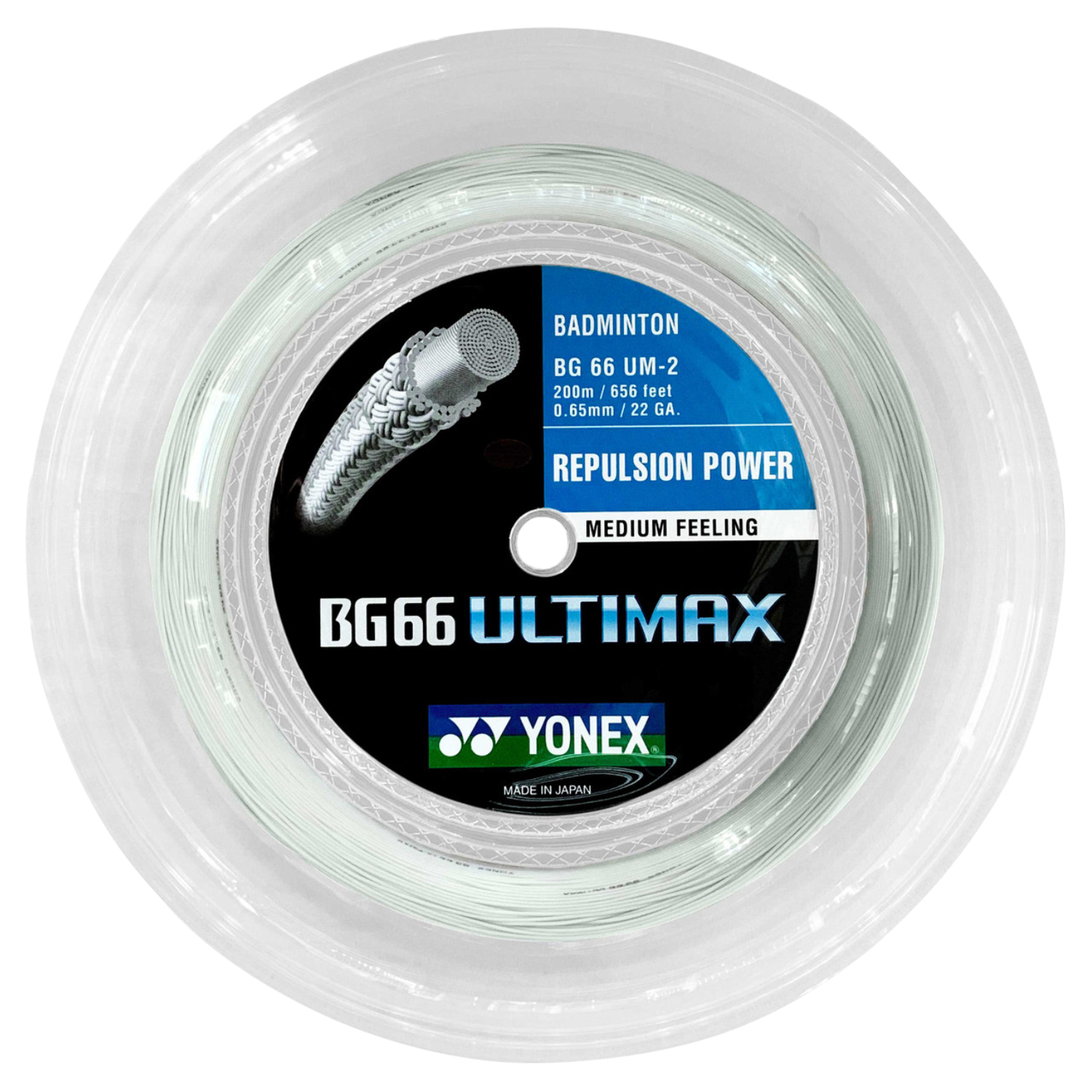 Yonex BG66 ULTIMAX Badminton String (200m Reel)
