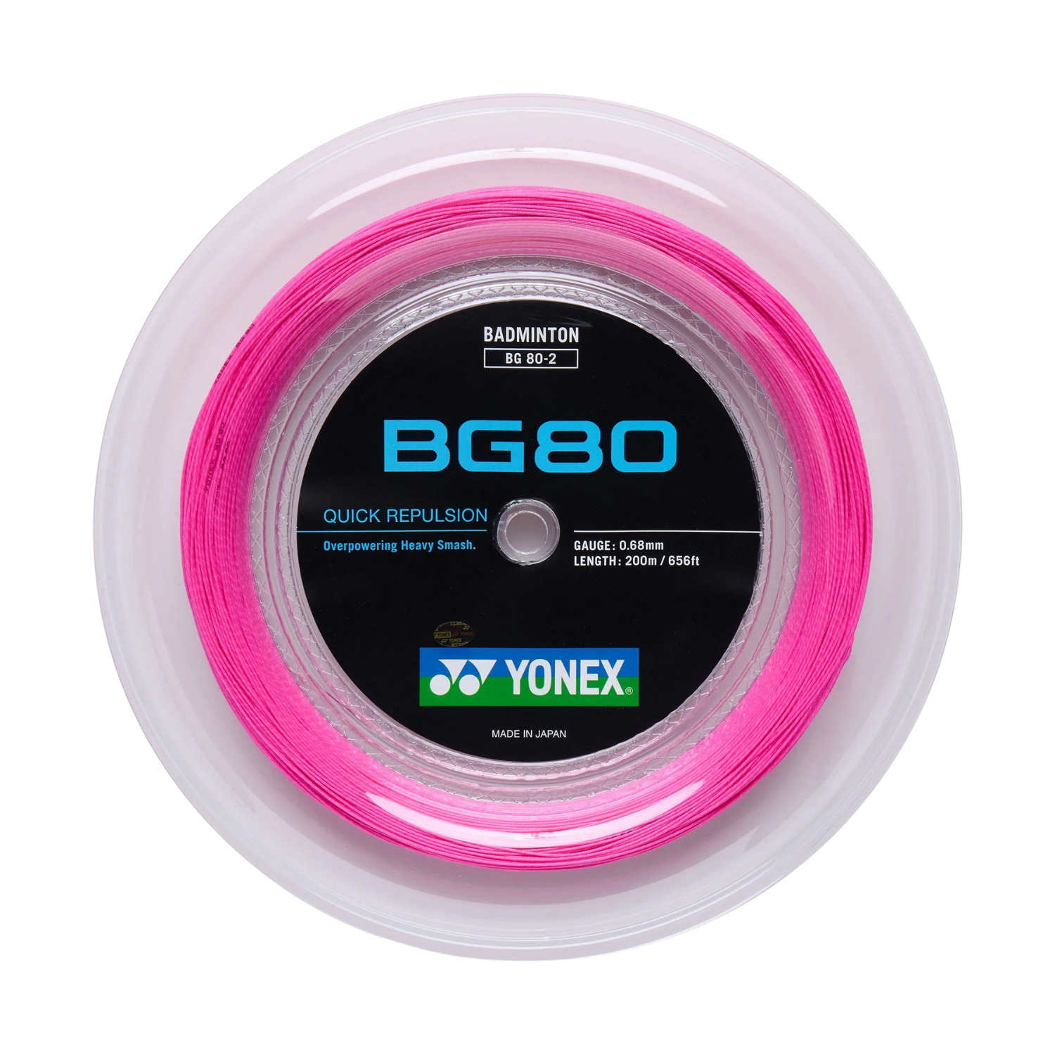 Yonex BG80 Badminton String (200m Reel)
