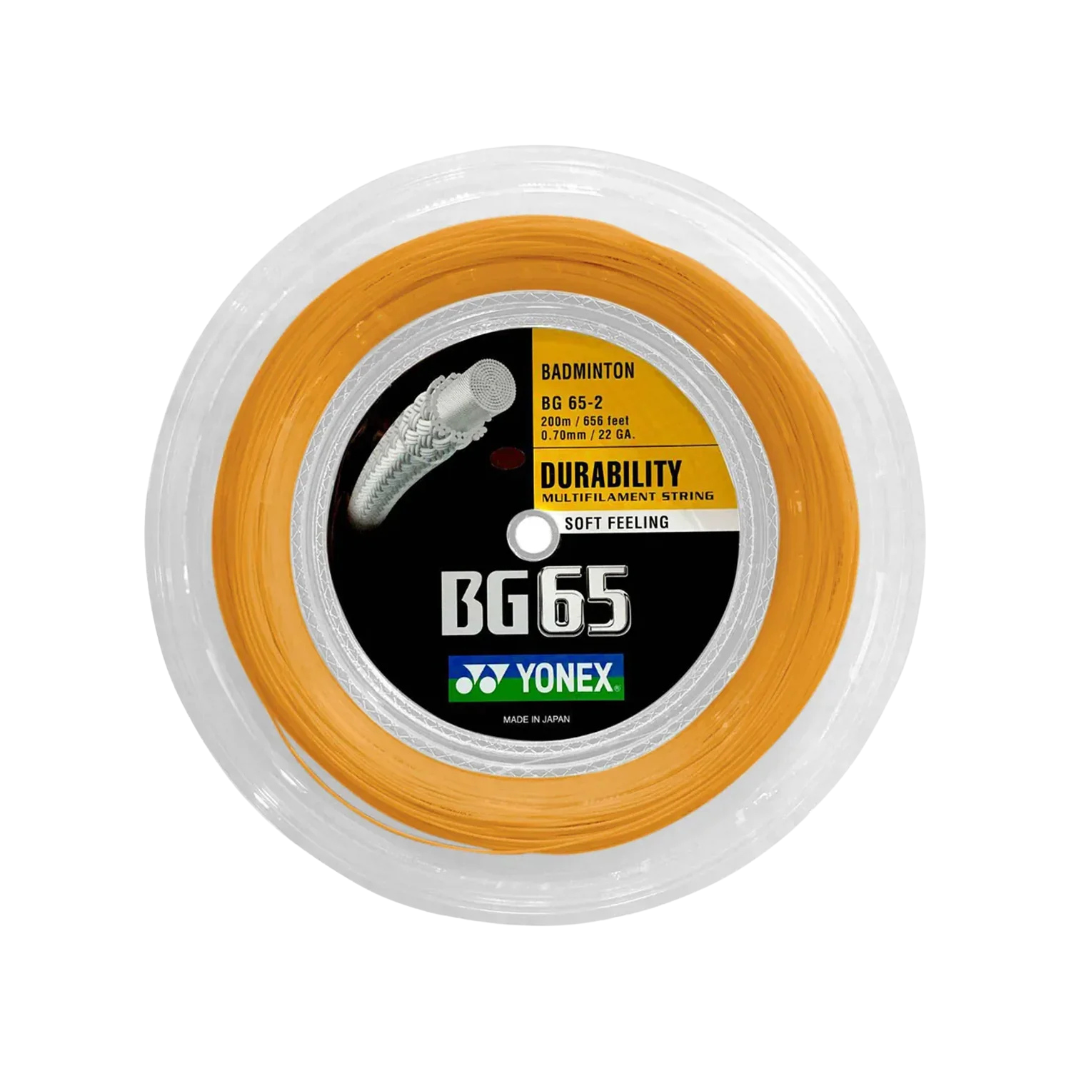 Yonex BG65 Badminton String (200m Reel)