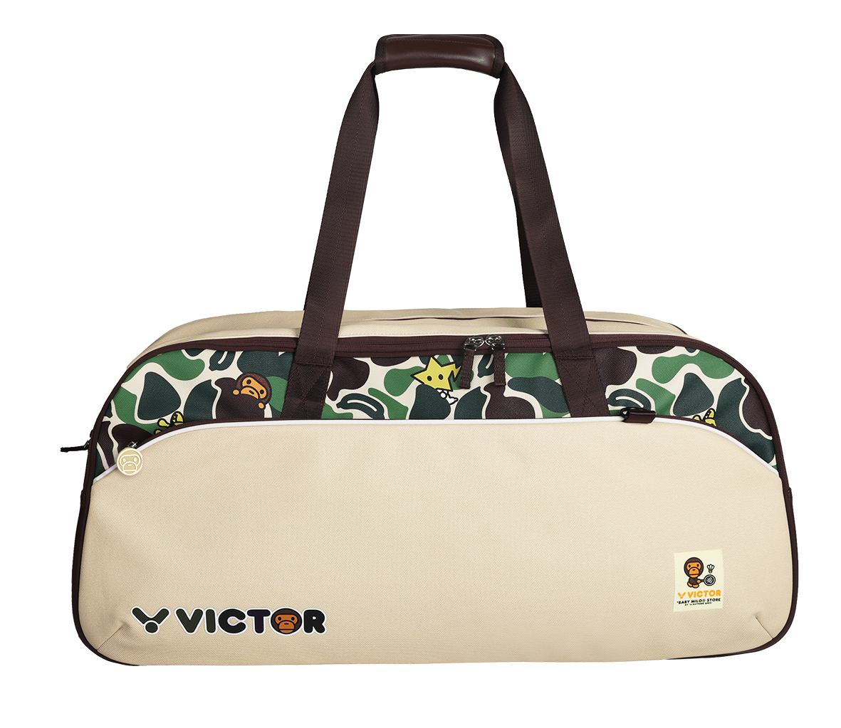Victor X Baby Milo Store Rectangular Racket Bag (Milo Khaki)
