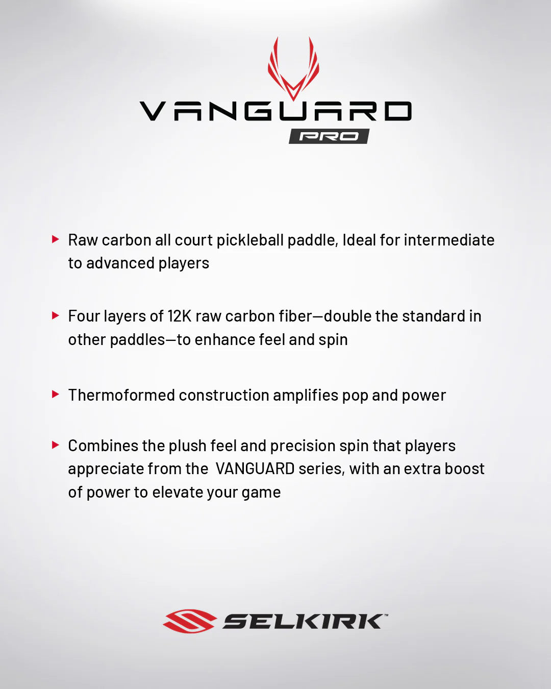 Selkirk VANGUARD Pro - Invikta