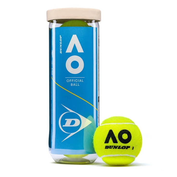 Dunlop Australian Open EXTRA DUTY Tennis Balls (3-Ball Can)