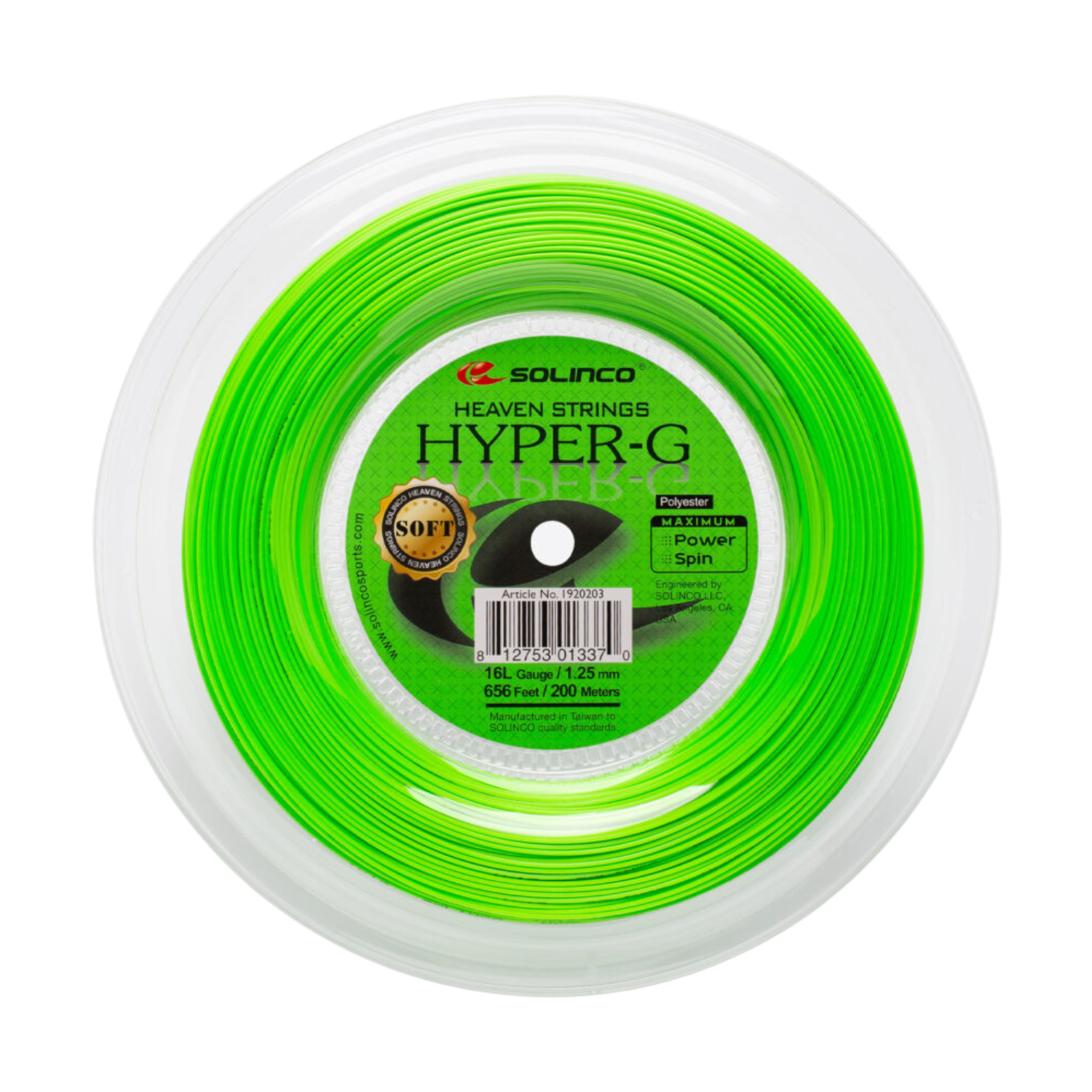 Solinco Hyper-G SOFT Tennis String (200m Reel)