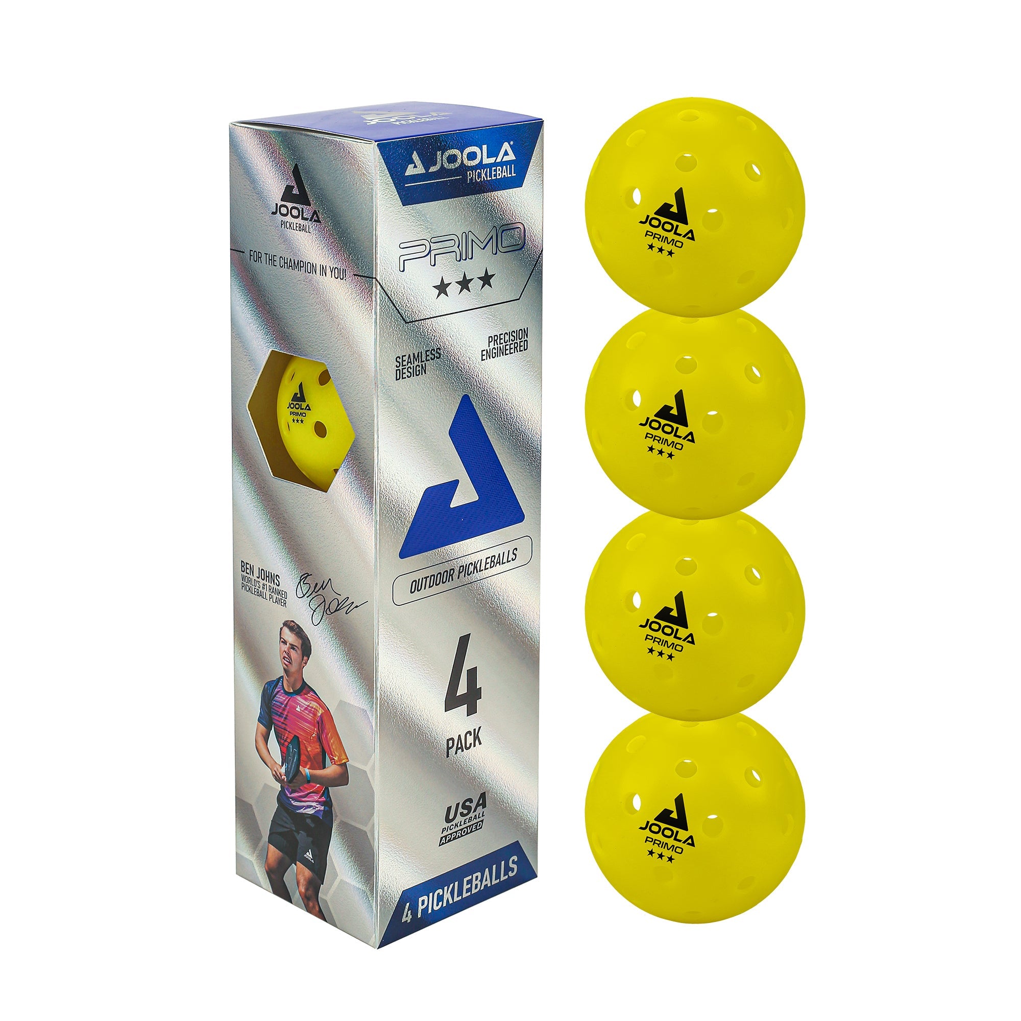 JOOLA Primo Pickleballs (4 Pack)