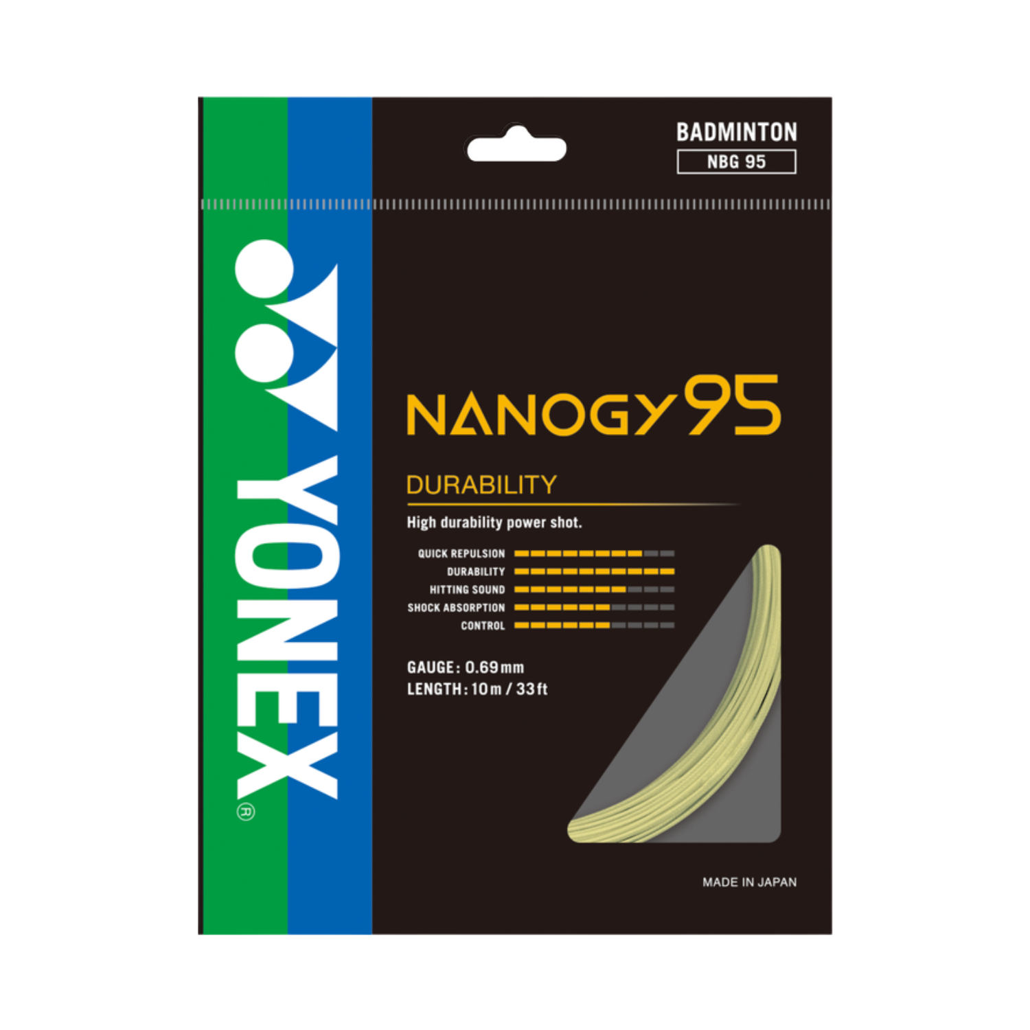 Yonex NANOGY 95 Badminton String (Single Pack)
