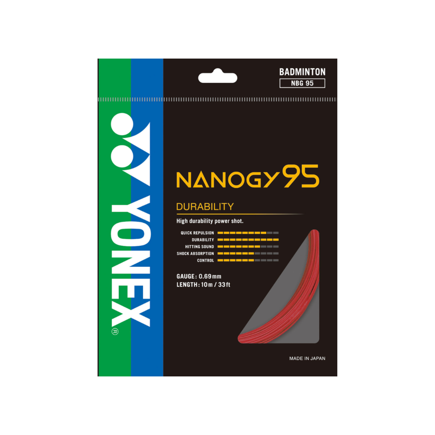 Yonex NANOGY 95 Badminton String (Single Pack)
