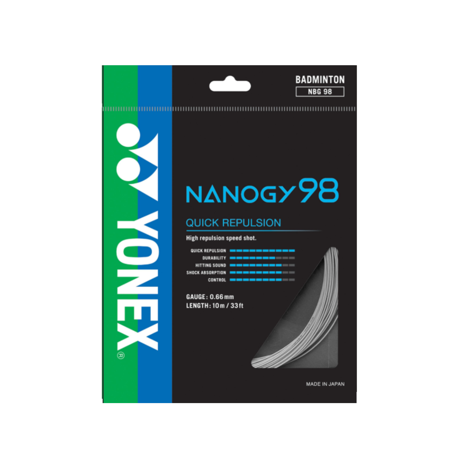 Yonex NANOGY 98 Badminton String (Single Pack)