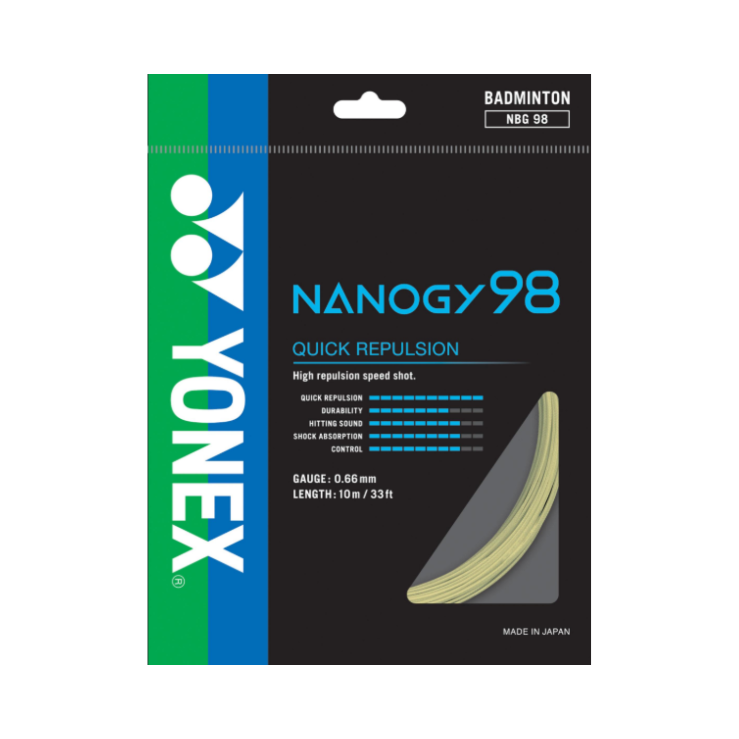 Yonex NANOGY 98 Badminton String (Single Pack)