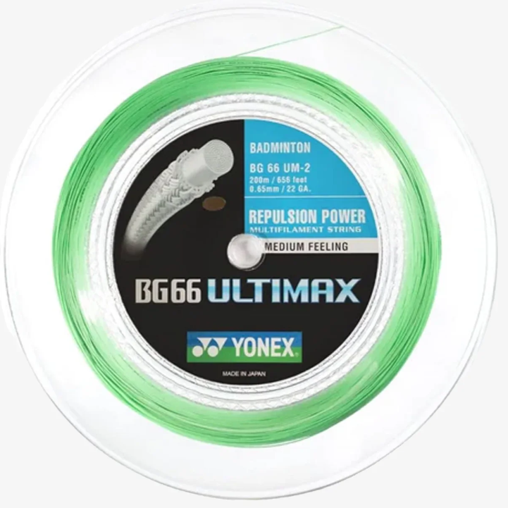 Yonex BG66 ULTIMAX Badminton String (200m Reel)