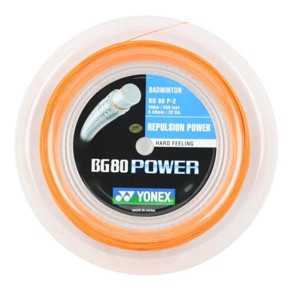 Yonex BG80 POWER Badminton String (200m Reel)