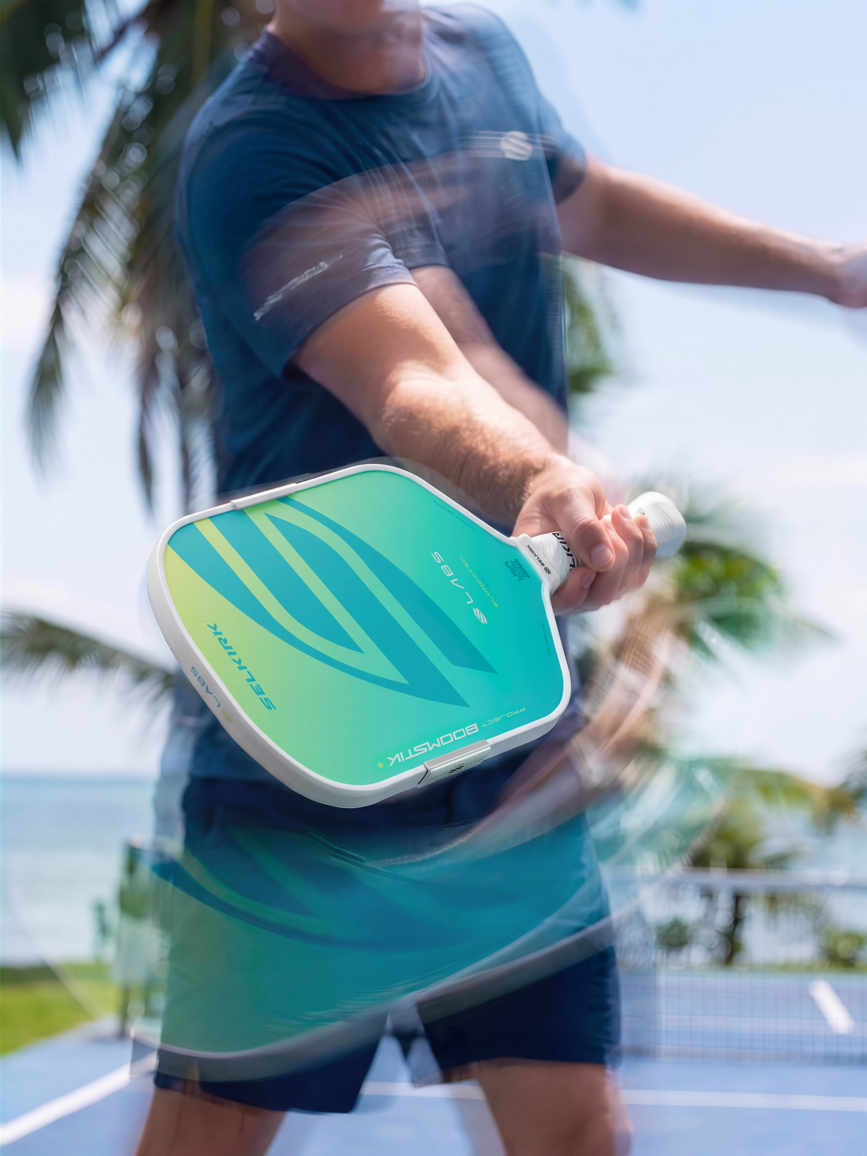 Selkirk LABS Project Boomstik US Calypso Colorway (Limited Edition) - Elongated Pickleball Paddle