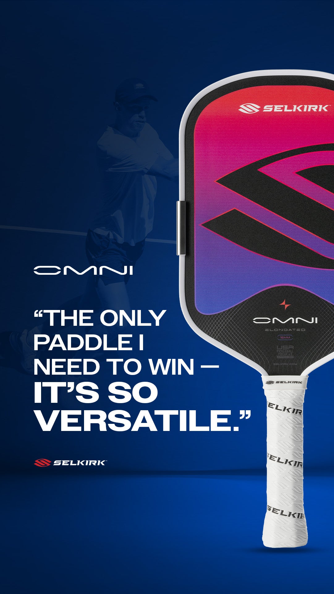 Selkirk OMNI - Elongated Pickleball Paddle