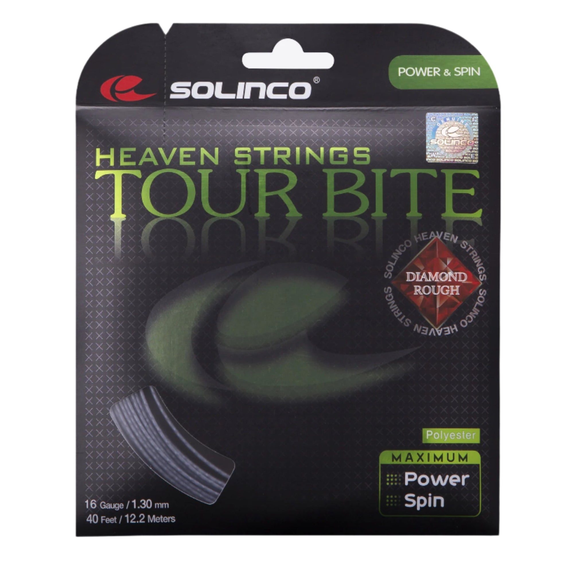 Solinco Tour Bite DIAMOND ROUGH Tennis String (Single Pack)