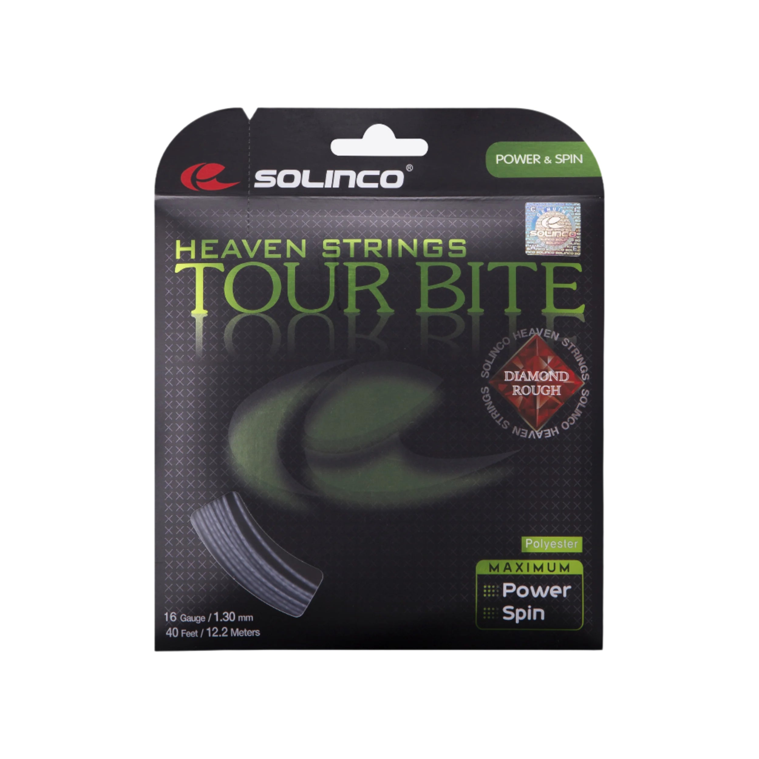 Solinco Tour Bite Diamond Rough Tennis String (Single Pack)