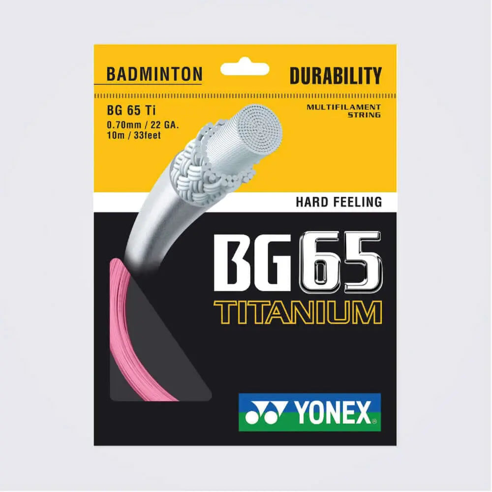 Yonex BG65 TITANIUM Badminton String (Single Pack)