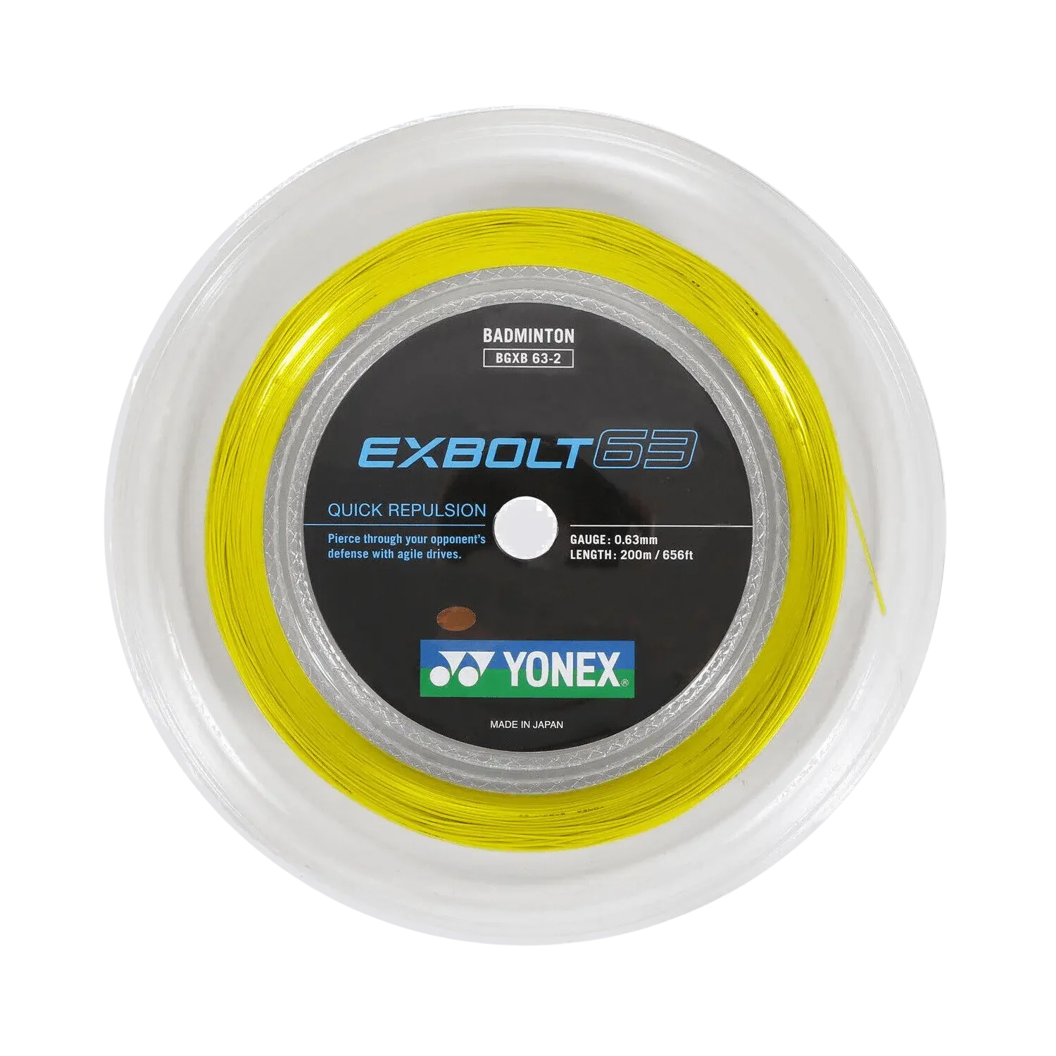 Yonex EXBOLT 63 Badminton String (200m Reel)