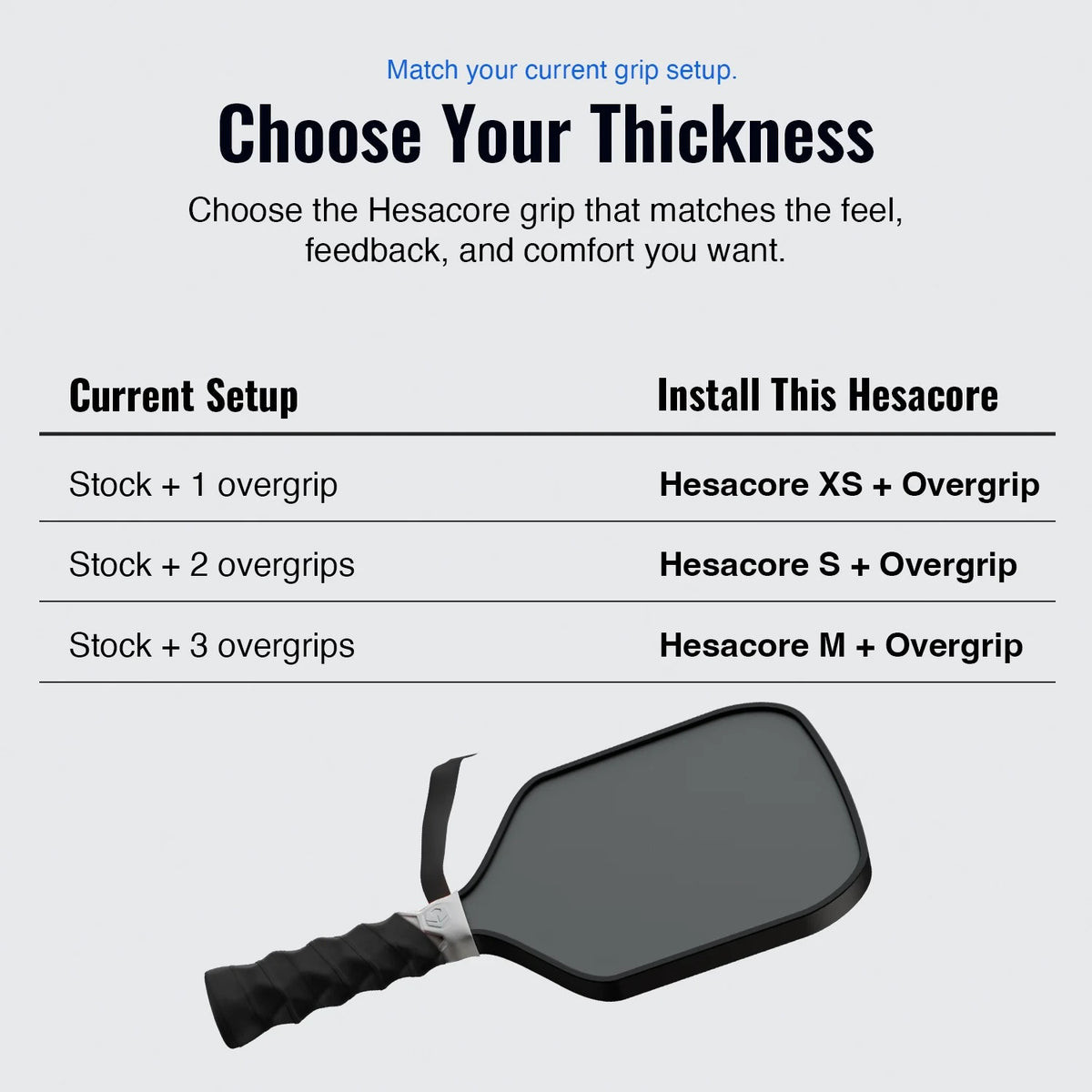 Hesacore Pickleball PINK Grip