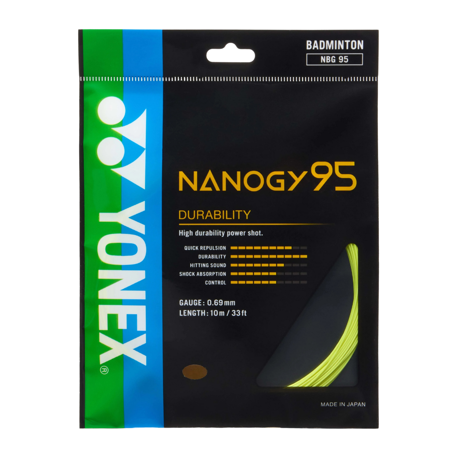 Yonex NANOGY 95 Badminton String (Single Pack)