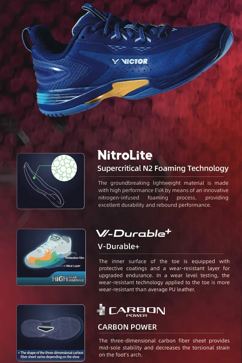 Victor A970cADV B Badminton Shoes (Unisex) (2025)