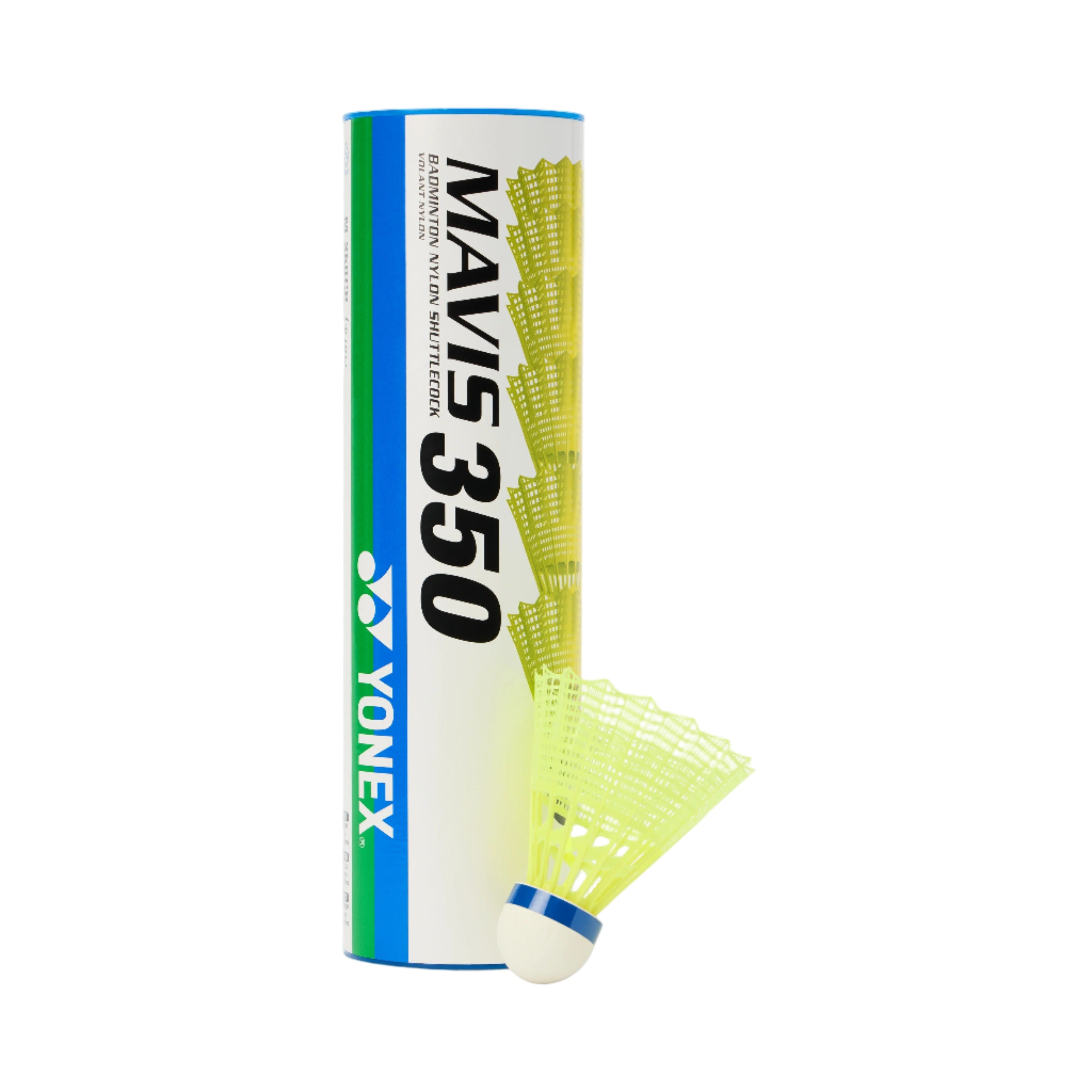 Yonex MAVIS 350 Badminton Nylon Shuttlecocks (6 Shuttles)