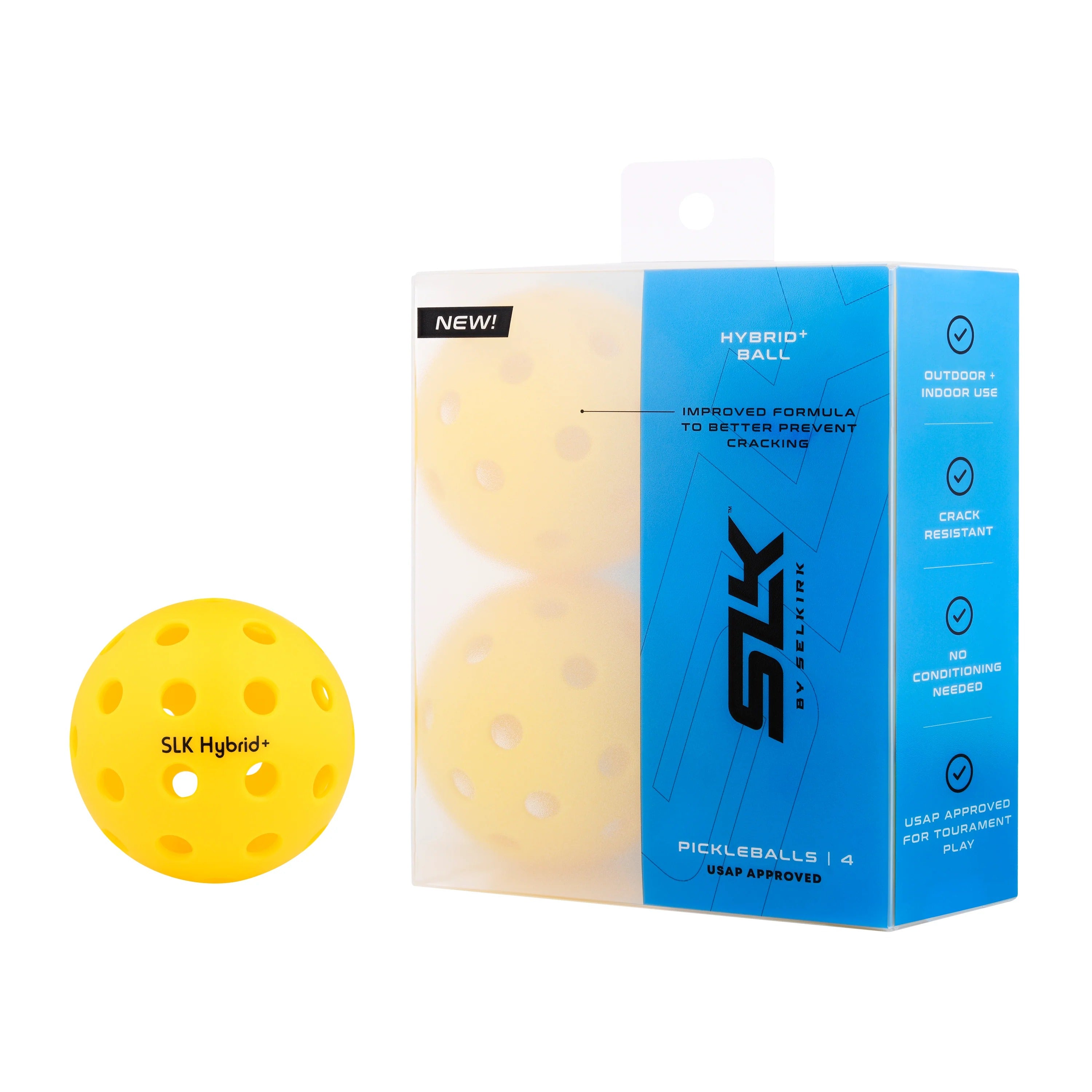 Selkirk SLK Hybrid+ Pickleball (4 Pack)