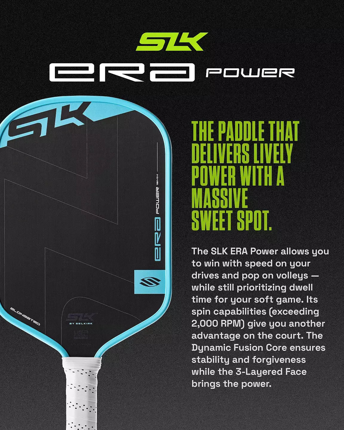 Selkirk ERA Power (Sunset Limited Color Edition) - Widebody Pickleball Paddle