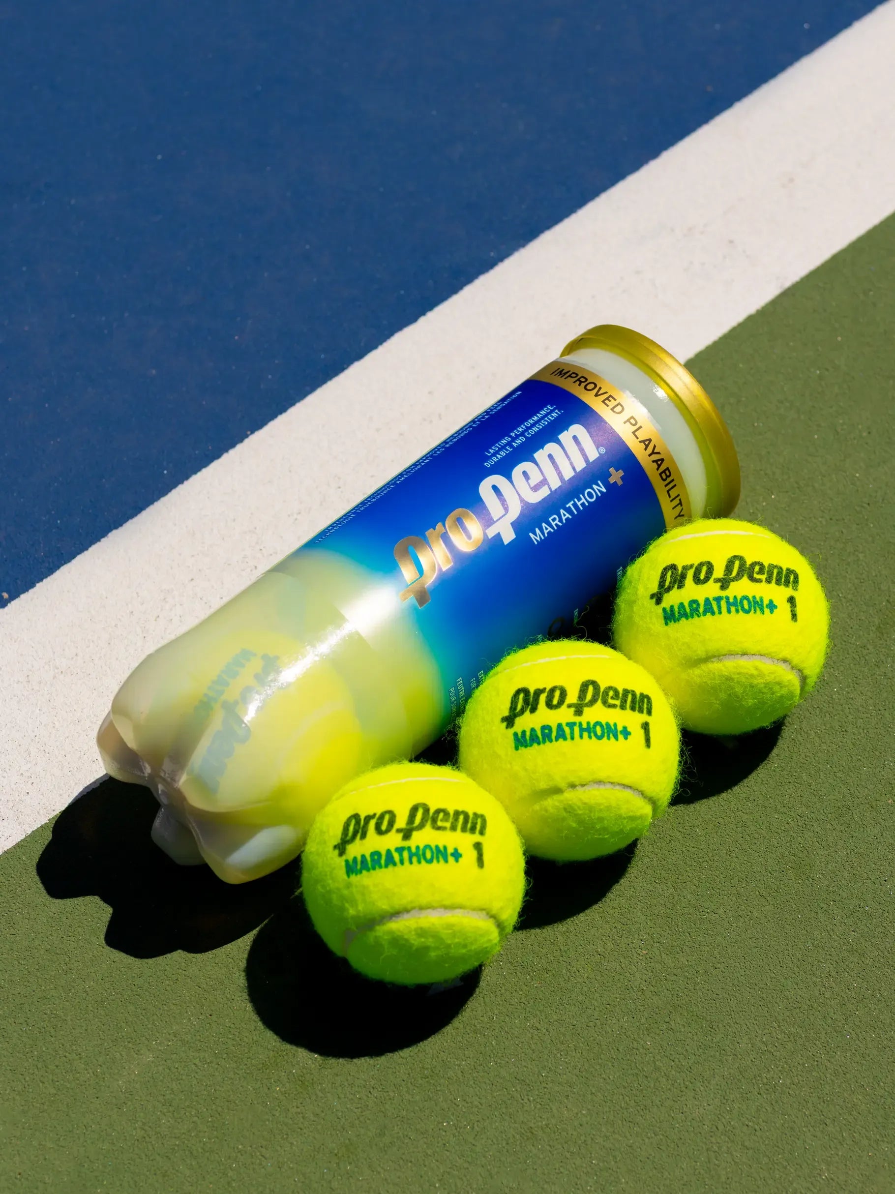 HEAD Pro Penn Marathon+ EXTRA DUTY Tennis Ball (3-Ball Can)