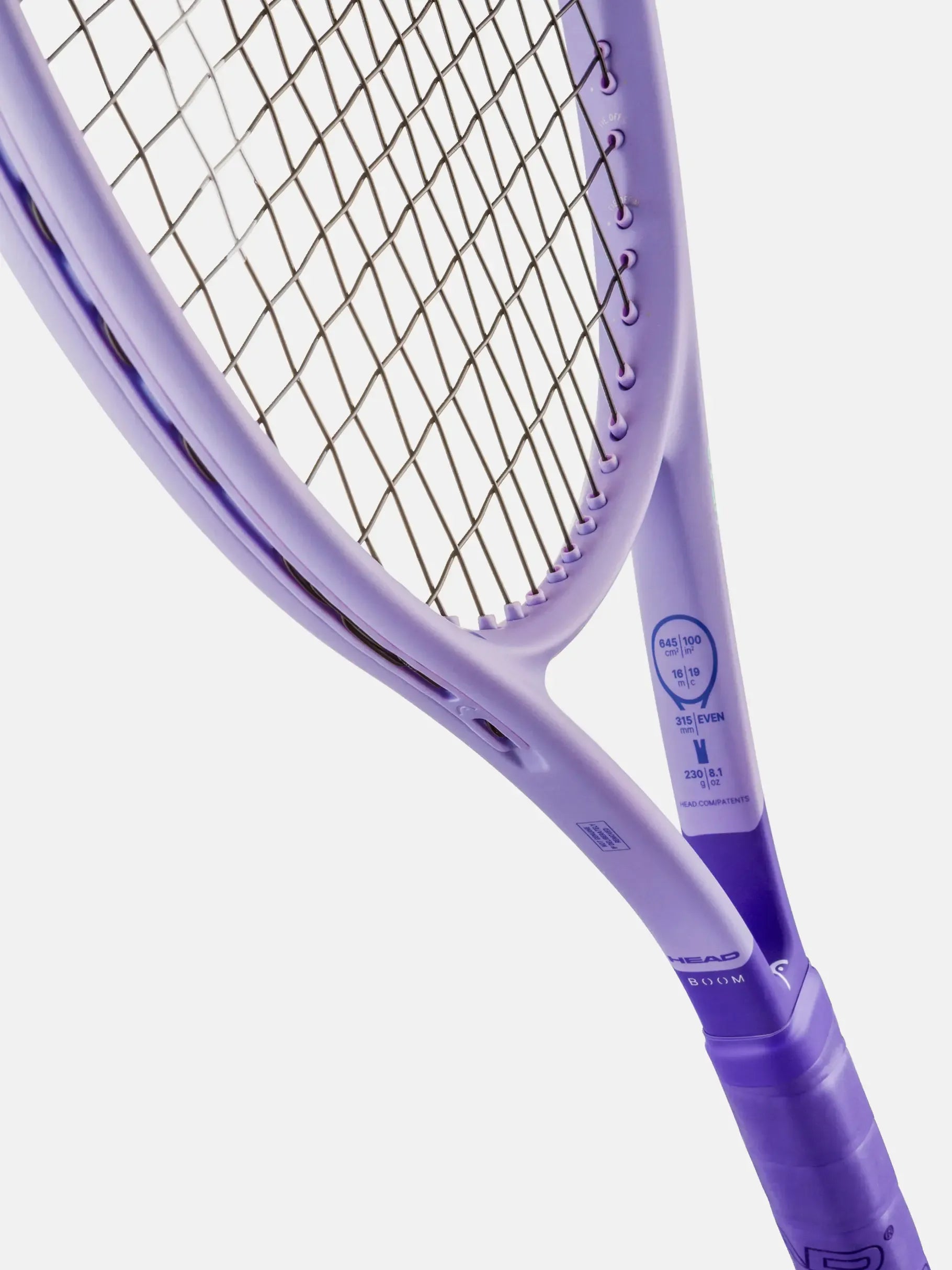HEAD Boom Jr.25 Alternate Tennis Racket (Vibrant Purple) (Pre-Strung) (2026)