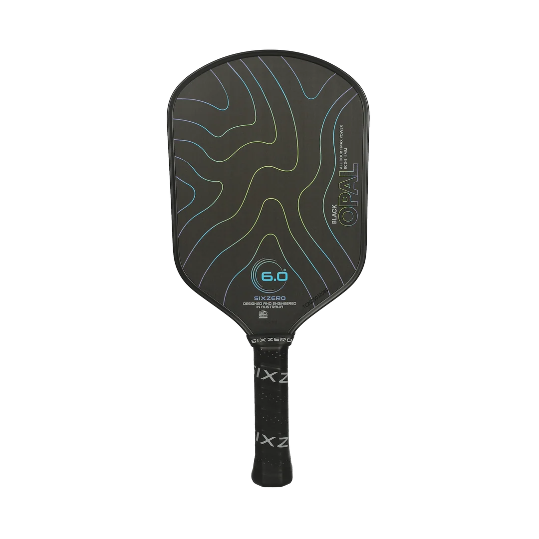 Six Zero Black Opal (14mm) - Elongated Pickleball Paddle