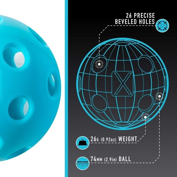 Franklin X-26 Indoor Pickleball (3 Pack)
