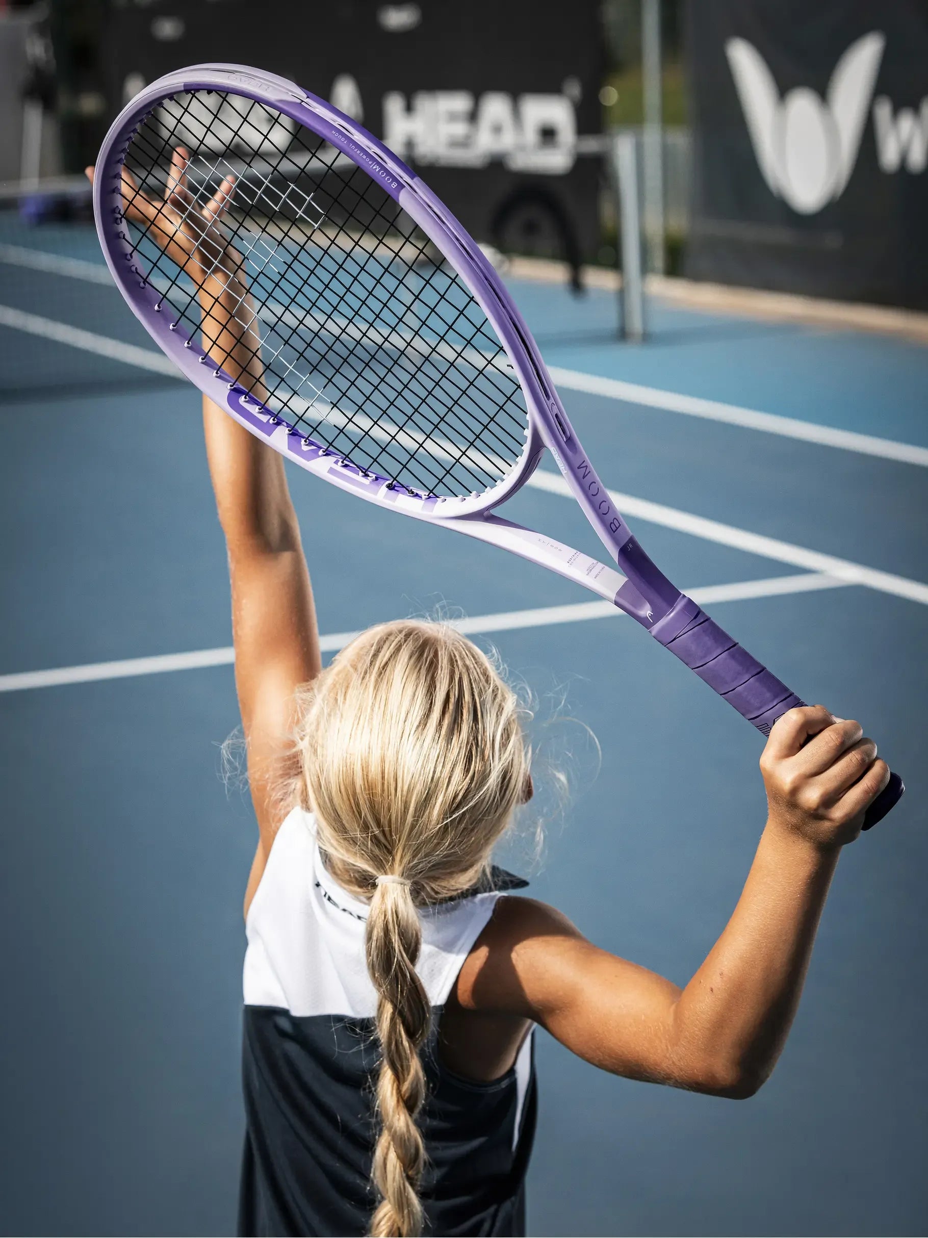 HEAD Boom Jr.25 Alternate Tennis Racket (Vibrant Purple) (Pre-Strung) (2026)