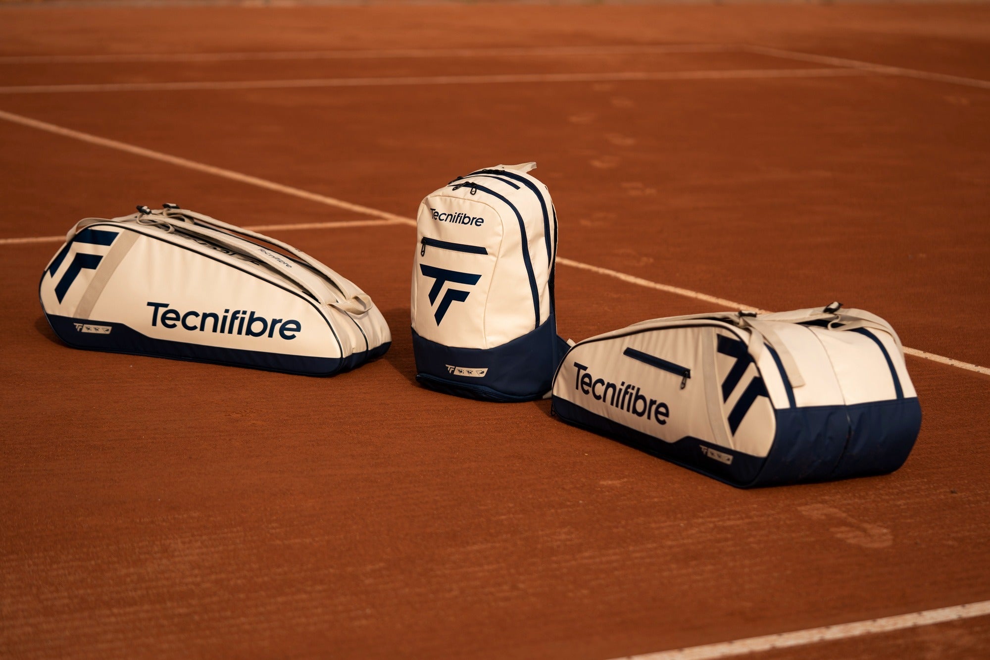 Tecnifibre Tour Endurance 6R Sand/Navy Racket Bag (6 Pack)