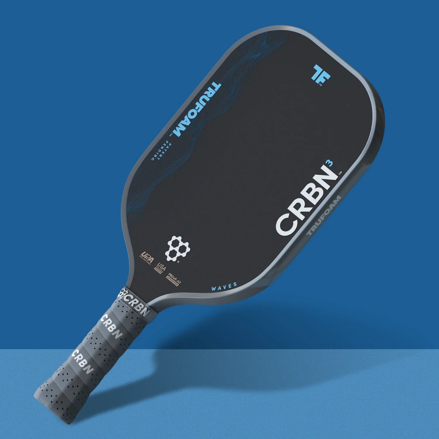 CRBN 3 TruFoam Waves Pickleball Paddle (Elongated)