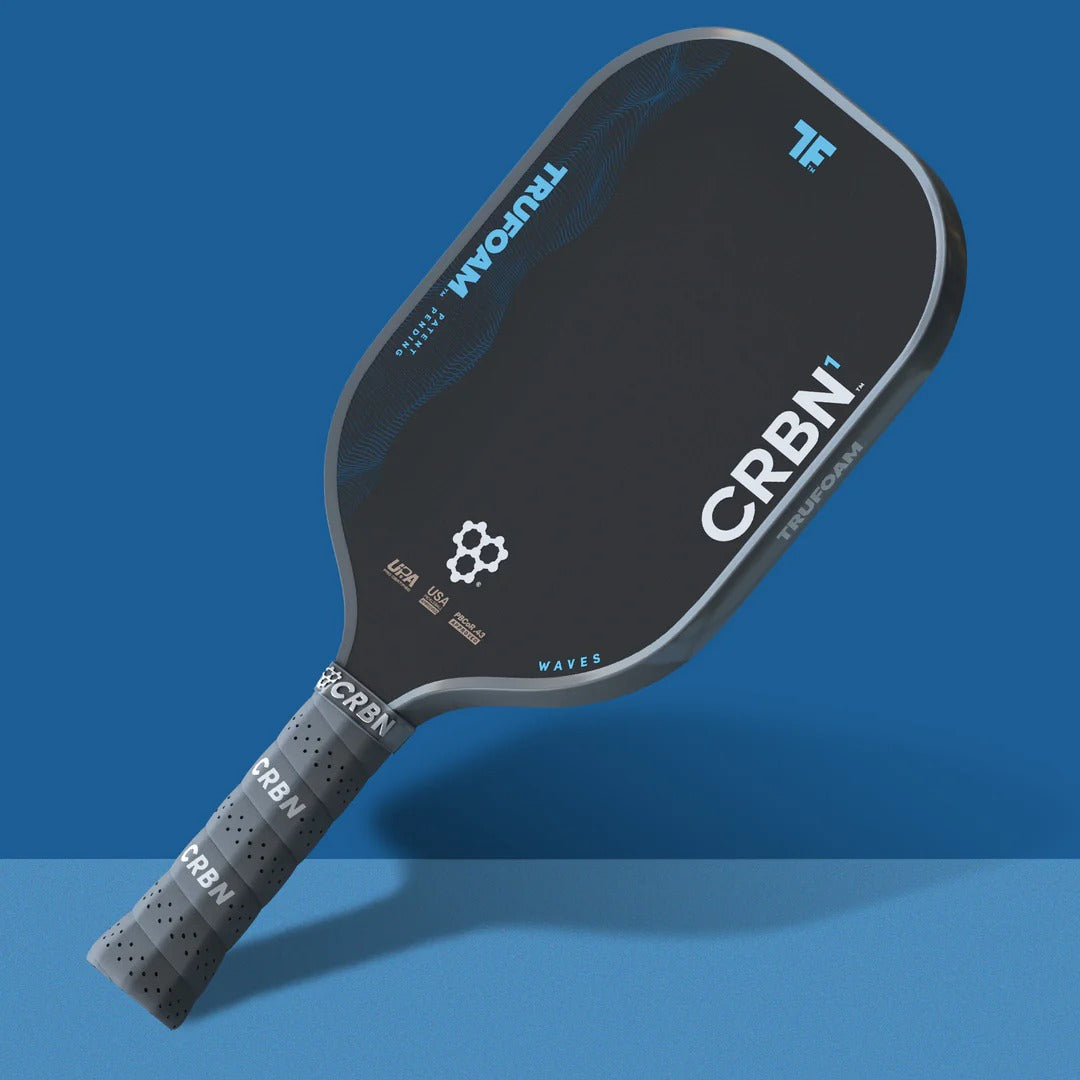 CRBN 1 TruFoam Waves Pickleball Paddle (Elongated with Long Handle)