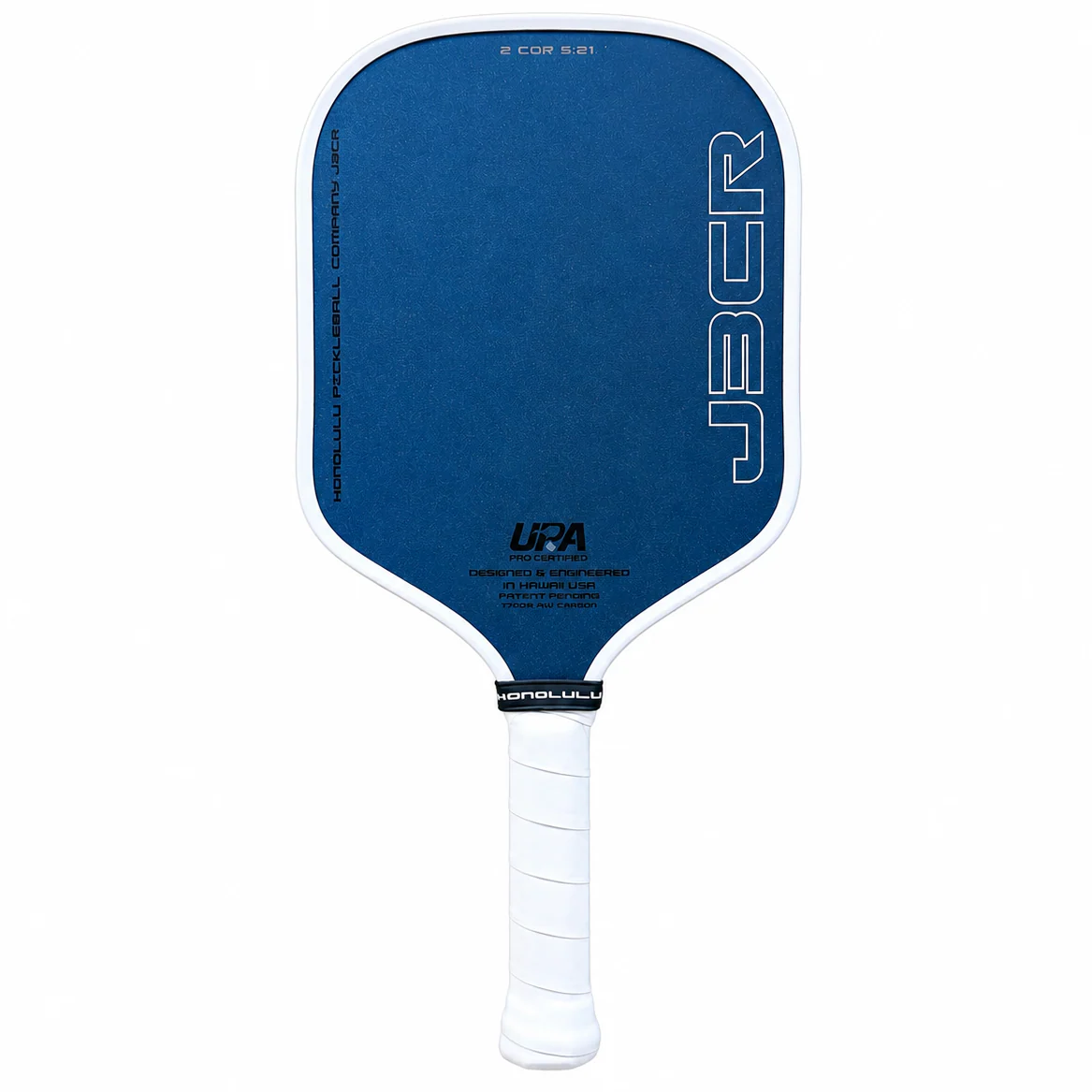 Honolulu J3CR Crystal Blue™ Endurance Surface™ Pickleball Paddle