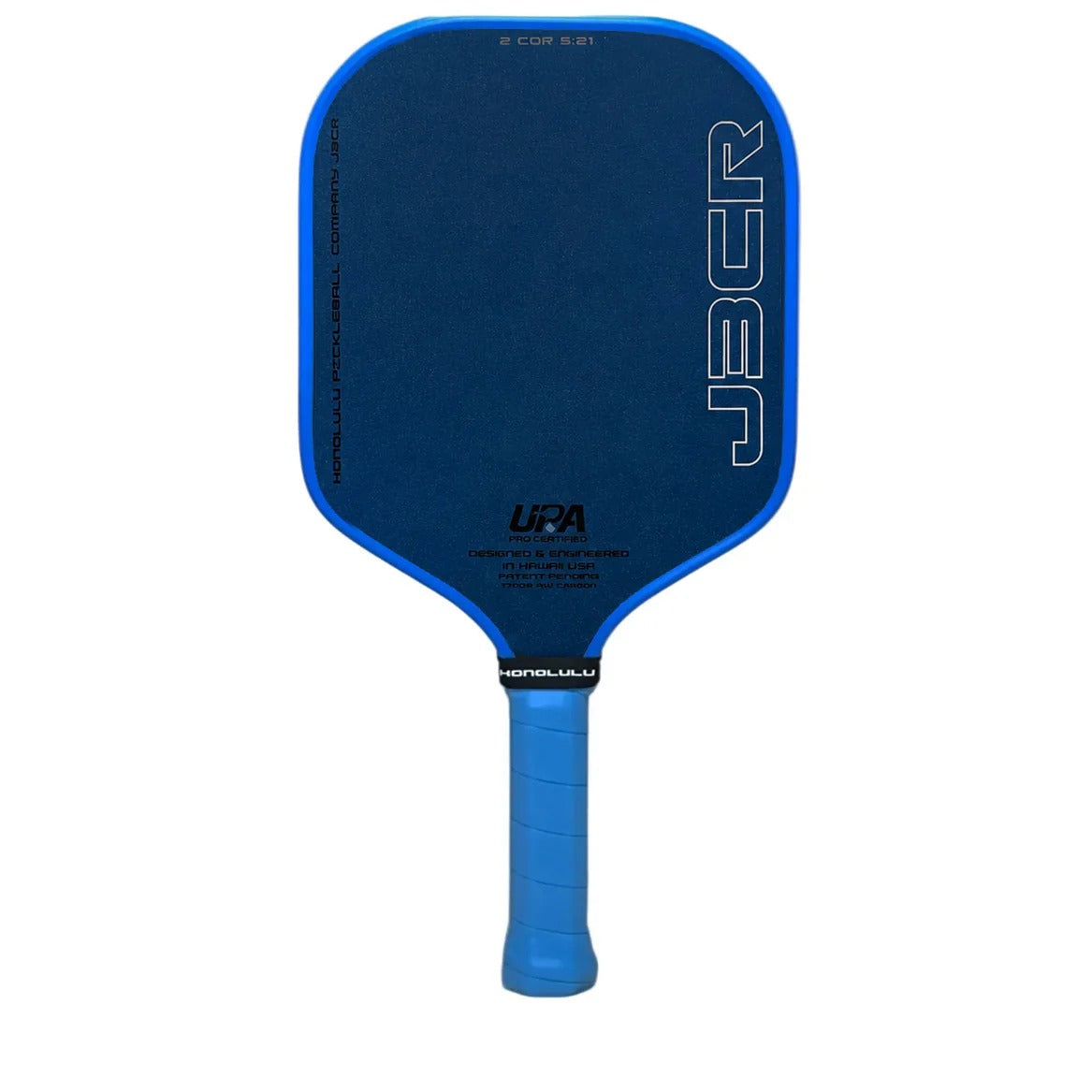 Honolulu J3CR Crystal Blue™ Endurance Surface™ Pickleball Paddle