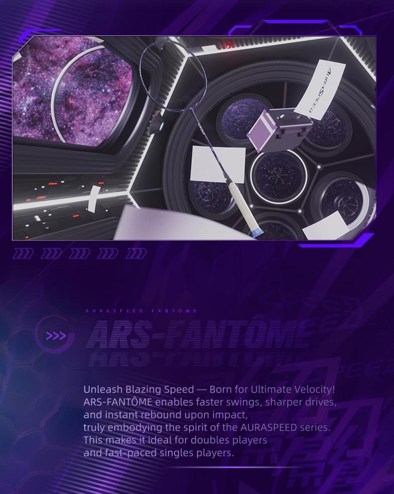 Victor AuraSpeed Fantome J Badminton Racket (ARS-FANTÔME J)