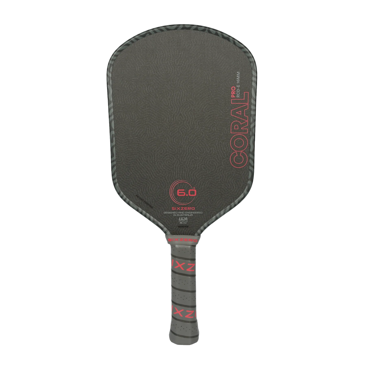 Six Zero Coral PRO (16mm) - Elongated Pickleball Paddle