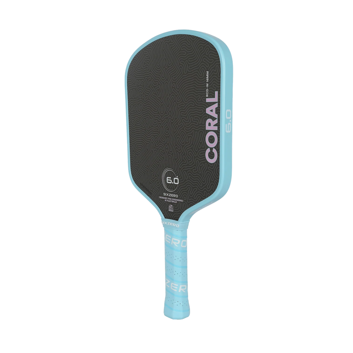 Six Zero Coral Lightweight (16mm) - Widebody Pickleball Paddle