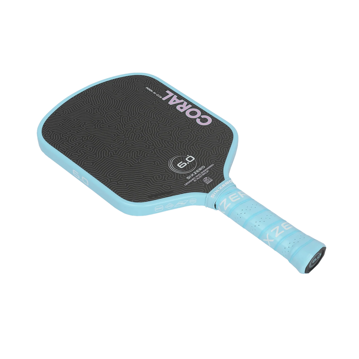Six Zero Coral Lightweight (16mm) - Widebody Pickleball Paddle