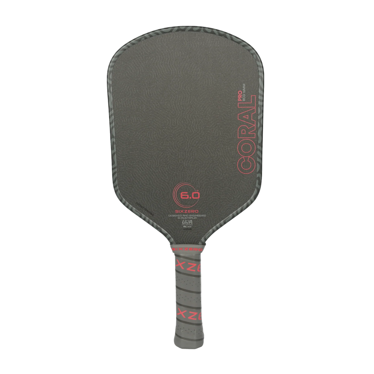 Six Zero Coral PRO (16mm) - Hybrid Pickleball Paddle