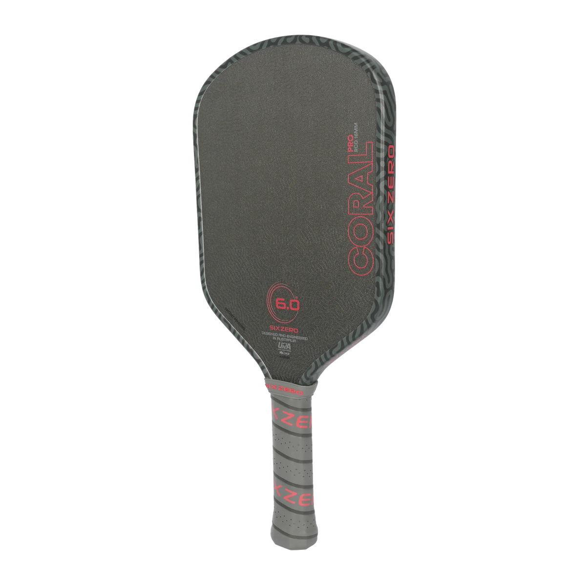Six Zero Coral PRO (16mm) - Hybrid Pickleball Paddle