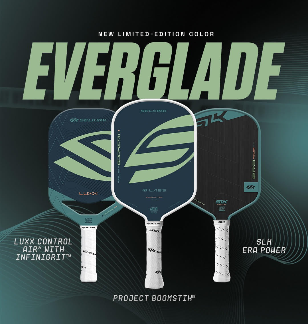 Selkirk LUXX Control Air with InfiniGrit EVERGLADE (Limited Edition) - Invikta Pickleball Paddle