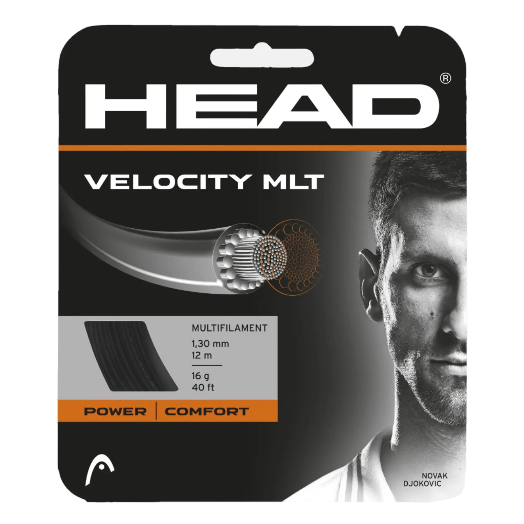HEAD Velocity MLT Tennis String (Single Pack)