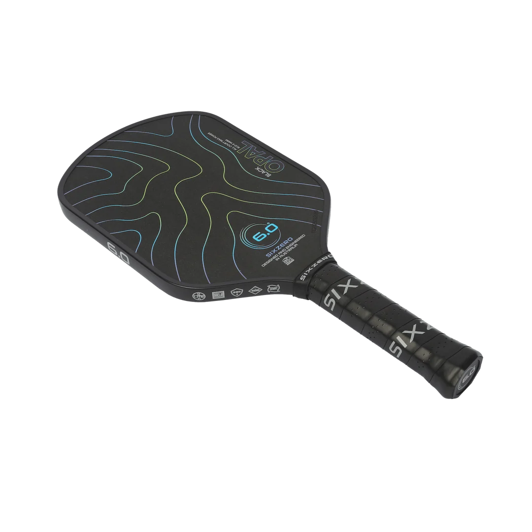 Six Zero Black Opal (14mm) - Elongated Pickleball Paddle