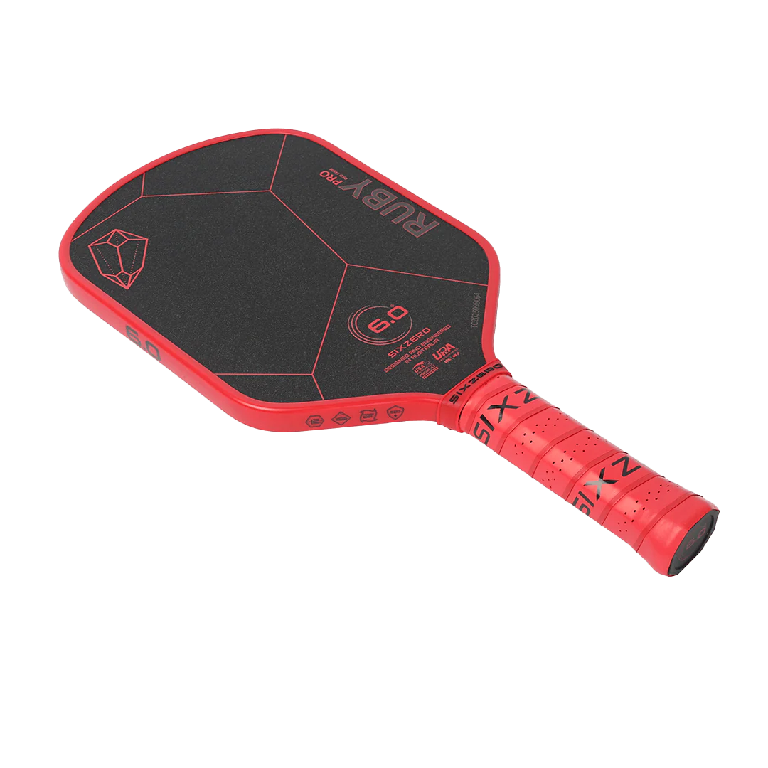 Six Zero Ruby Pro (14mm) Pickleball Paddle