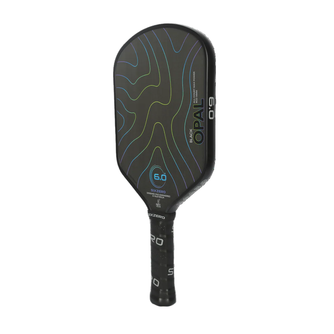 Six Zero Black Opal (14mm) Pickleball Paddle